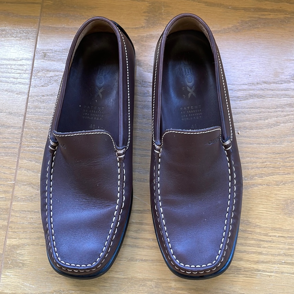 Mens Geox Brown loafers